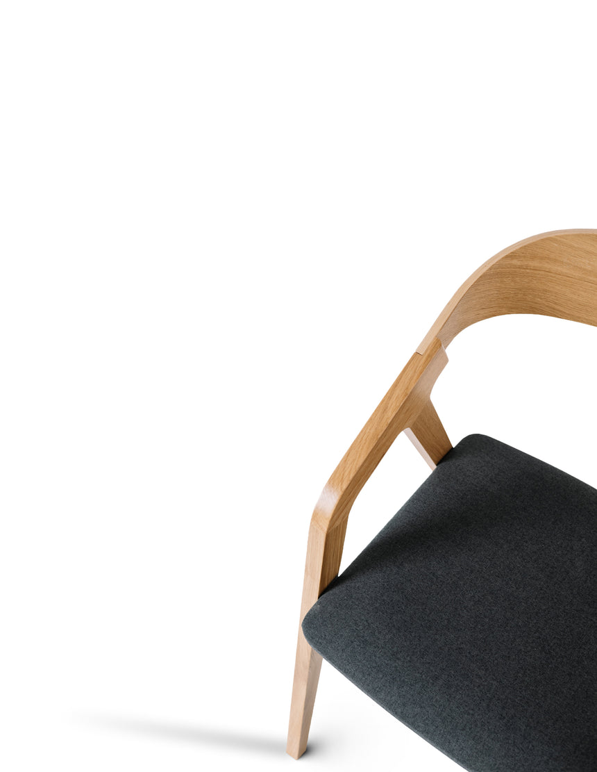 Frame étkezőszék - választható kárpitozással/pácolással