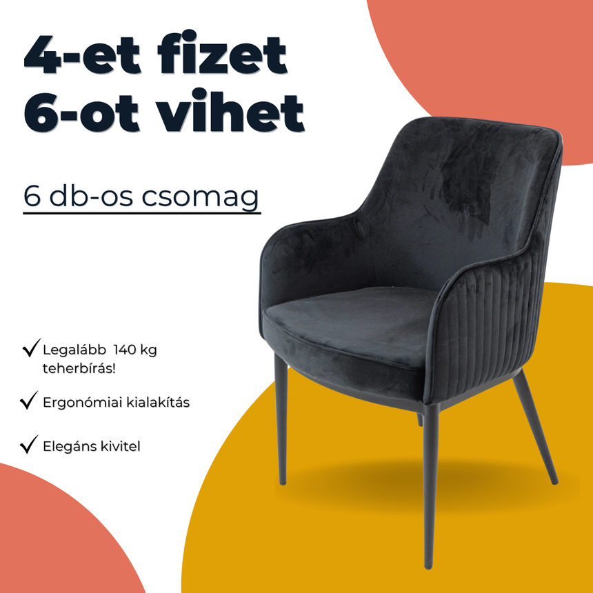 KL Nolan fekete 6 db-os csomagajánlat