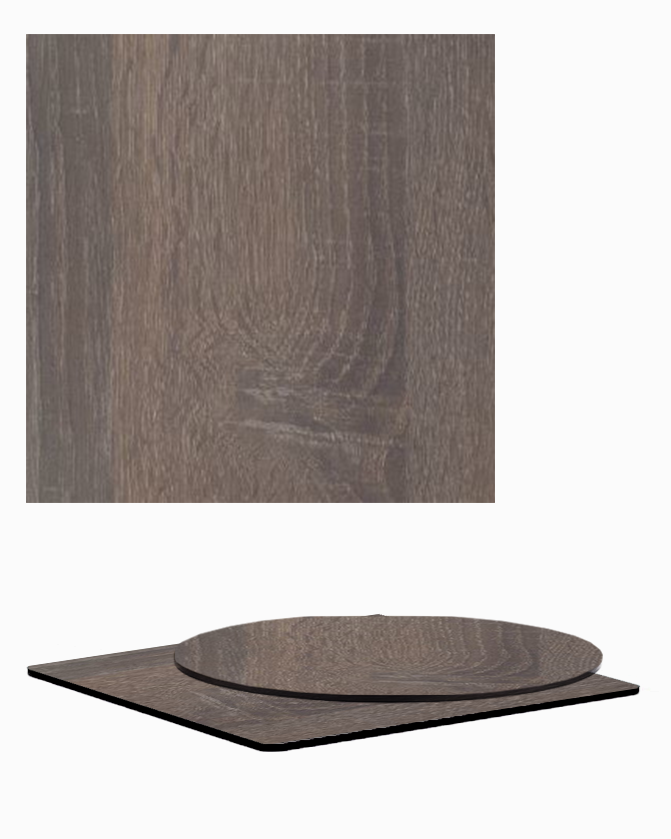 PA Sonoma oak închis HPL/Compact asztallap, 12 mm