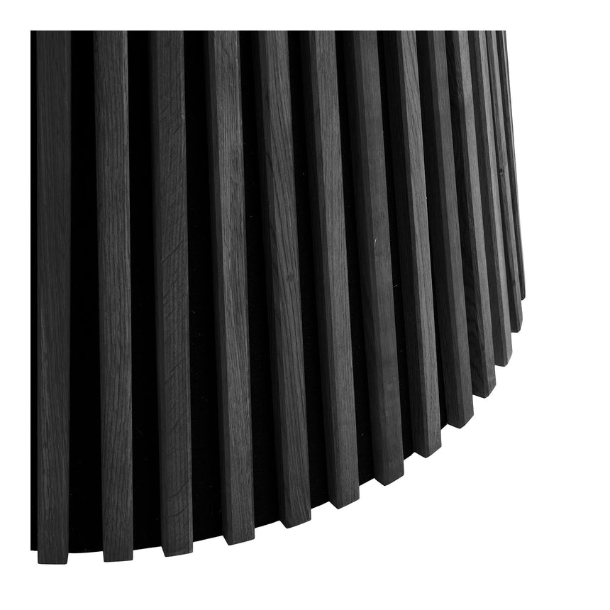 Osaka étkezőasztal – Ø140 cm, fekete színben