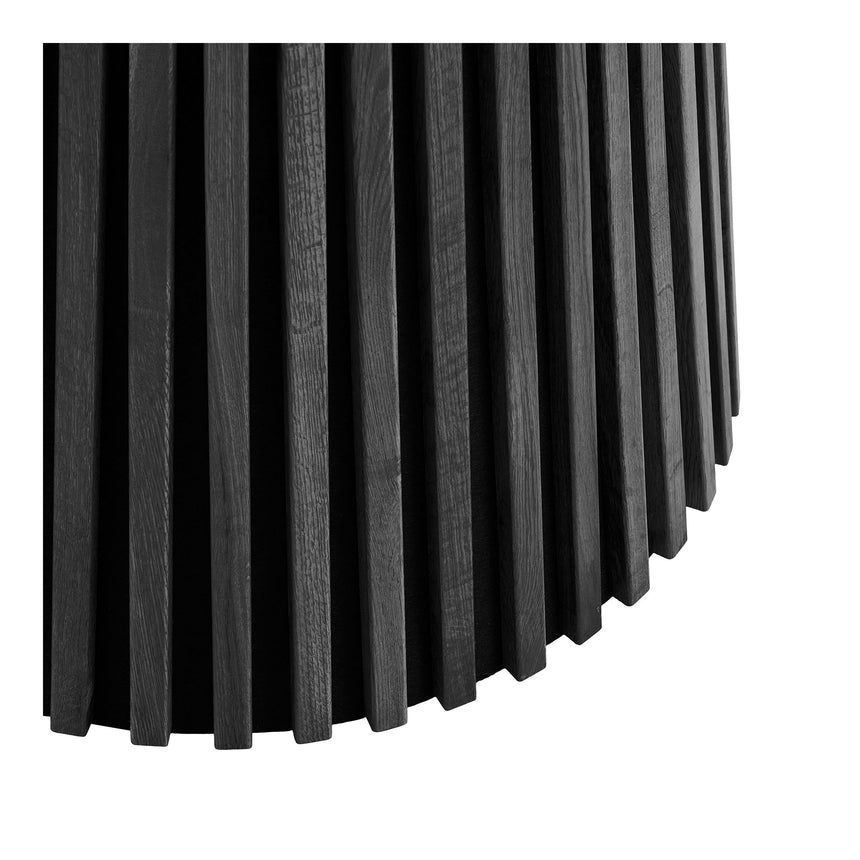 Osaka étkezőasztal – Ø120 cm, fekete színben