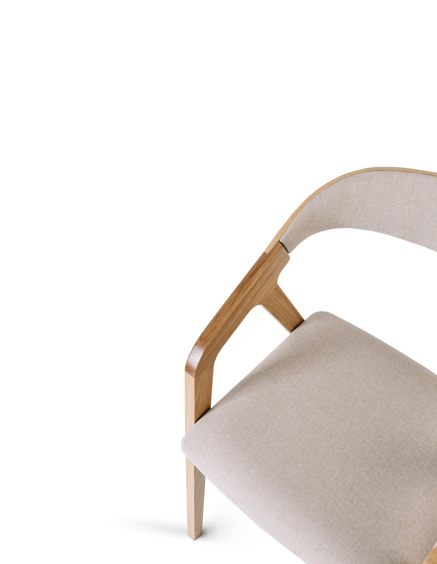 Frame P étkezőszék - választható kárpitozással/pácolással