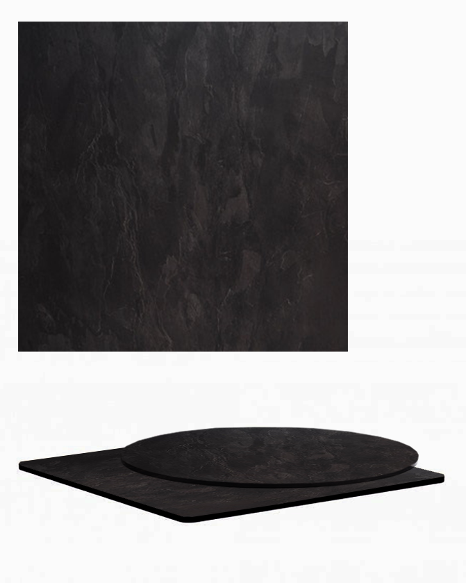 PA Tabo slate HPL/Compact asztallap, 12 mm