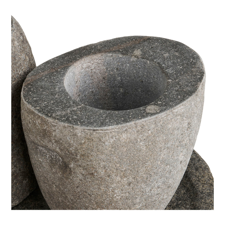 Gara Bathroom Set, Storage Cup, Soap Dispenser, tálca