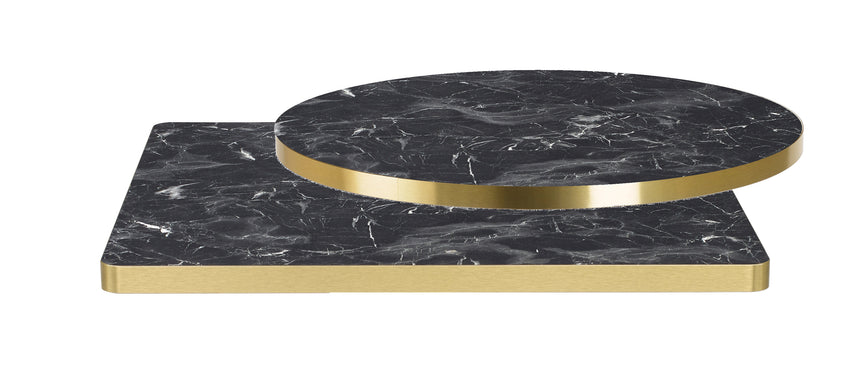 SC 574 laminált asztallap, fekete márvány hatású