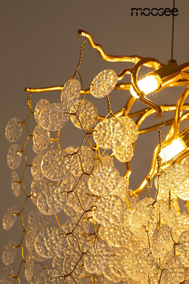 Riviera 60 függőlámpa arany – akril, acél