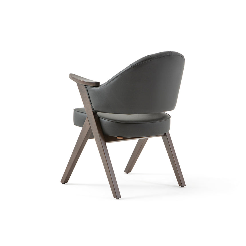 Robert éttermi szék, választható kárpitozással, pácolással