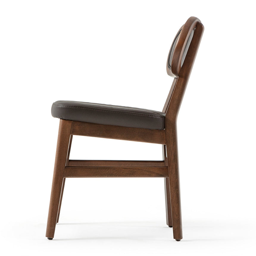 Evans éttermi szék, választható kárpitozással, pácolással