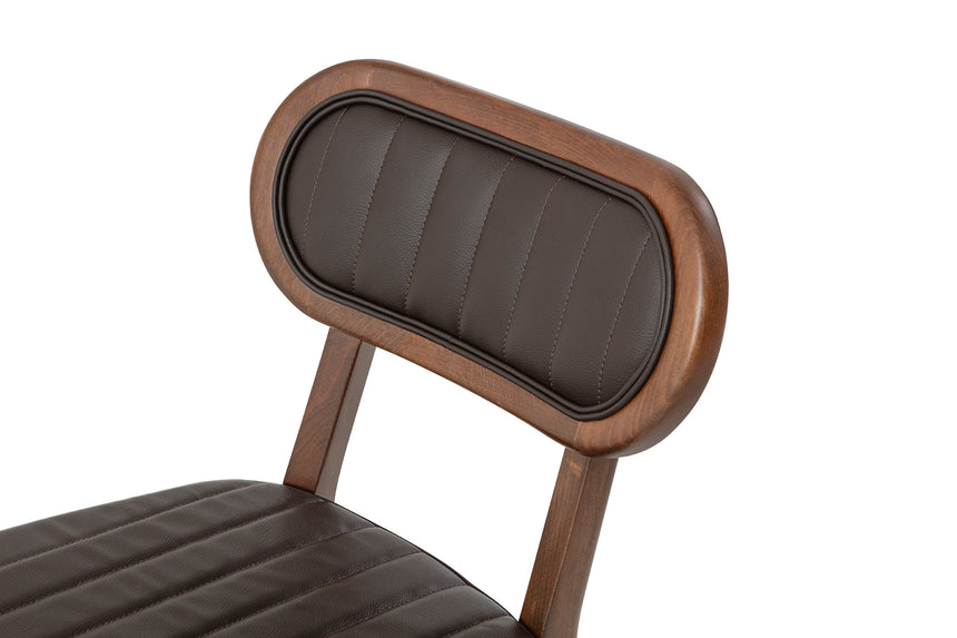 Evans éttermi szék, választható kárpitozással, pácolással