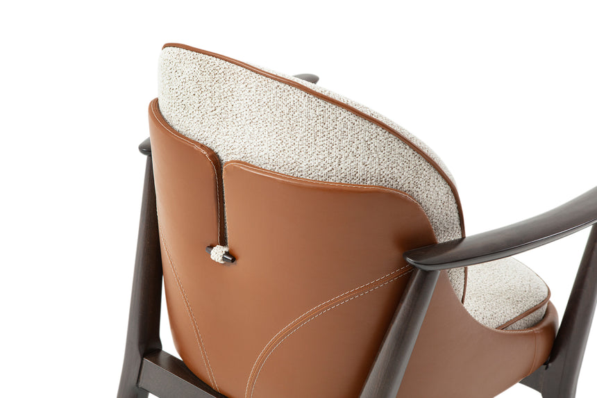 Wilson éttermi szék, választható kárpitozással, pácolással