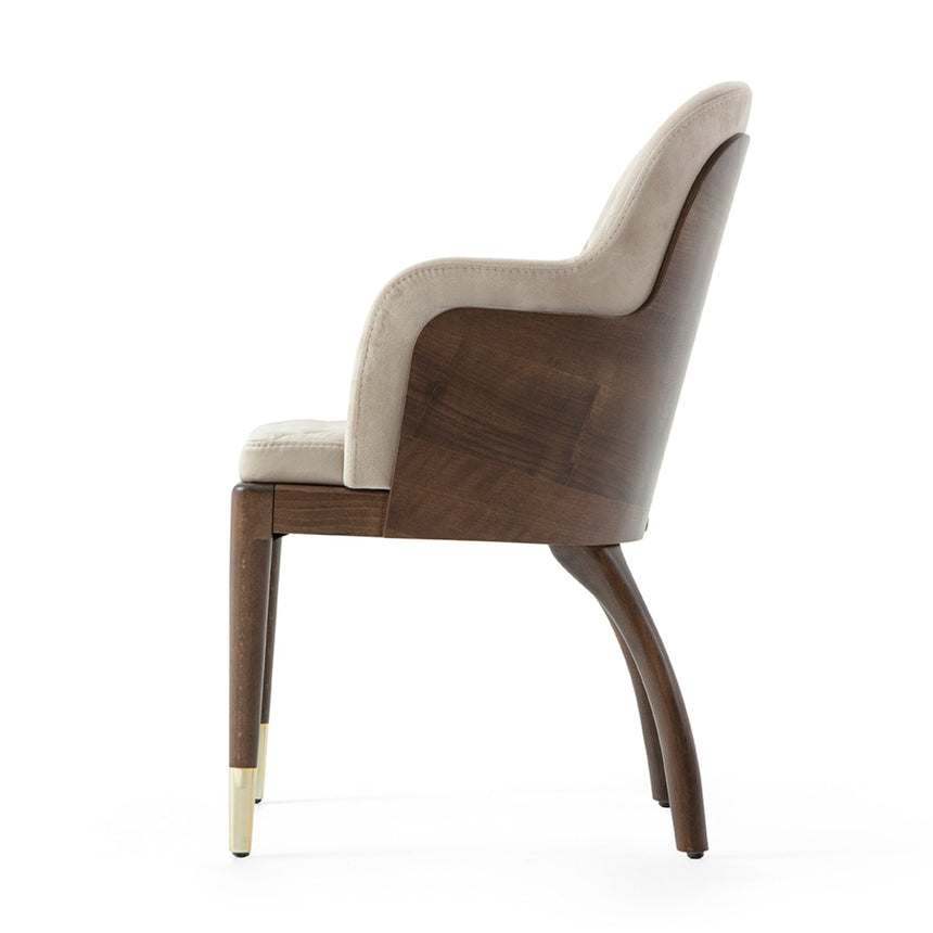 Charla Plus éttermi szék, választható kárpitozással, pácolással