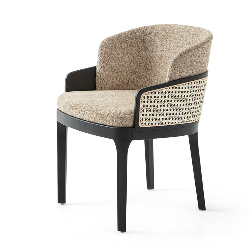 Kyle éttermi szék, választható kárpitozással, pácolással