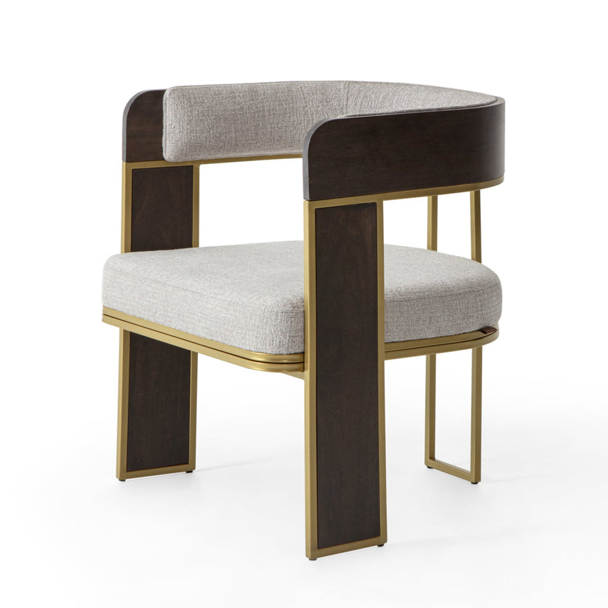 Nino éttermi szék, választható kárpitozással, pácolással