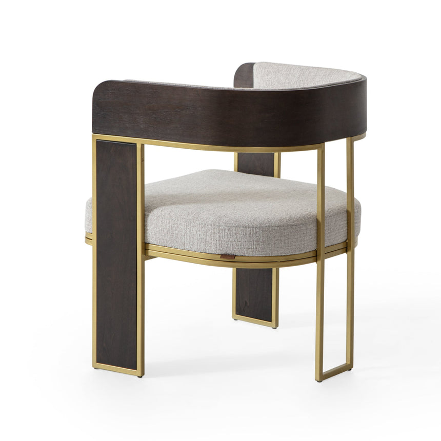 Nino éttermi szék, választható kárpitozással, pácolással