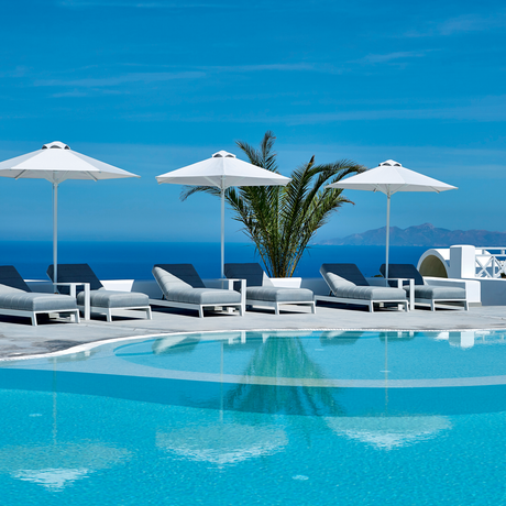 Grattoni Bite napozóágy, fehér