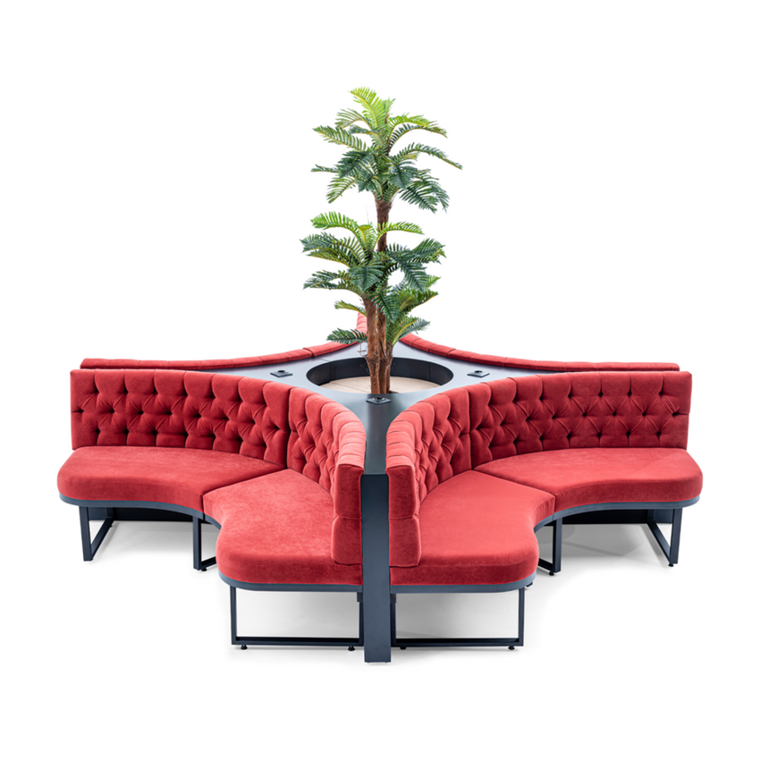 Korfu moduláris éttermi pad választható színben