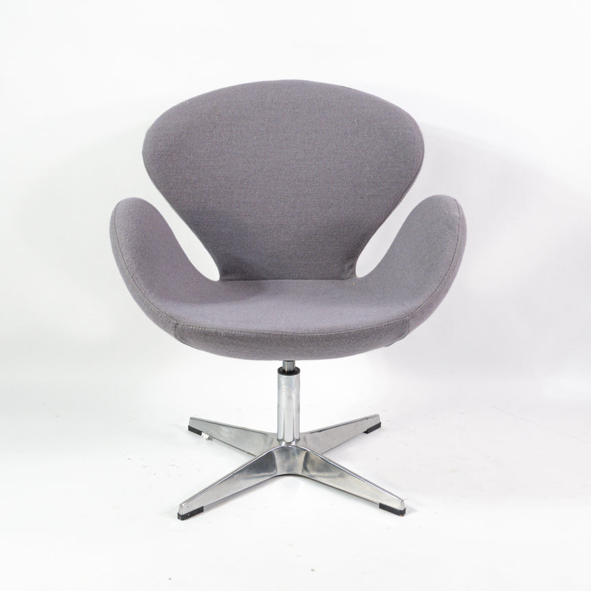 KH Andora fotel fém- forgólábbal szürke színben