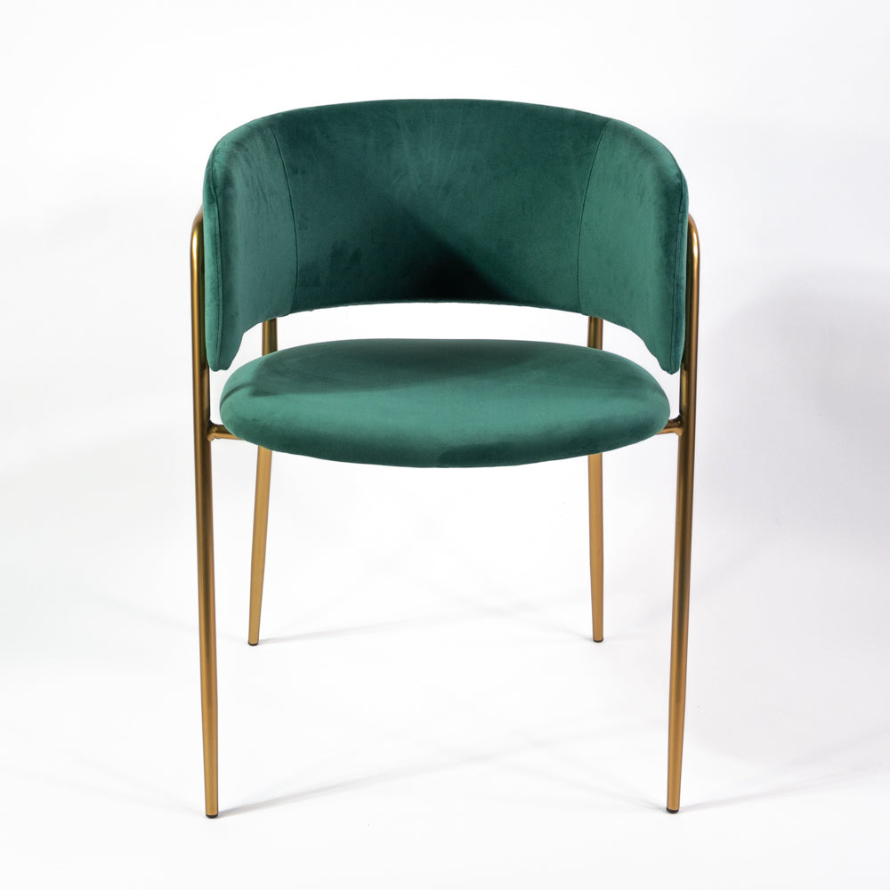 Mia étkezőszék zöld színben