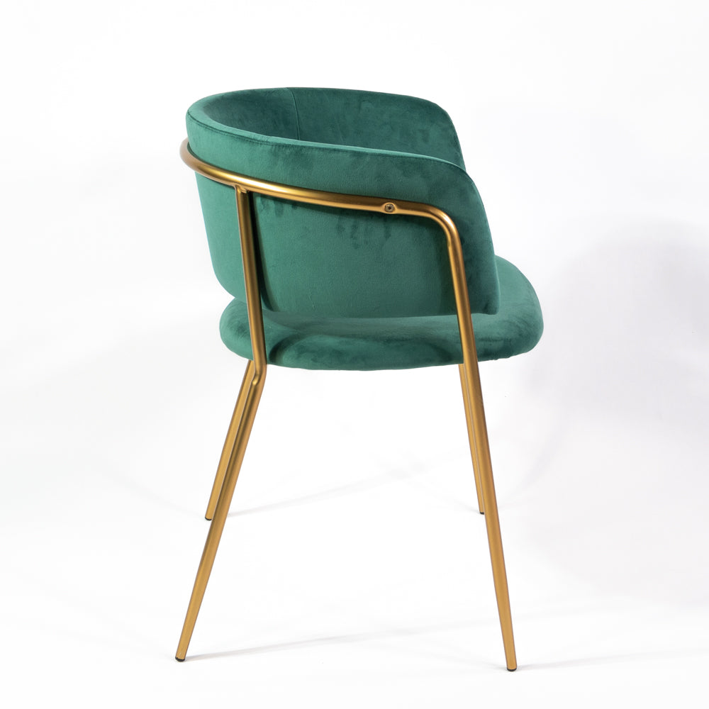 Mia étkezőszék zöld színben