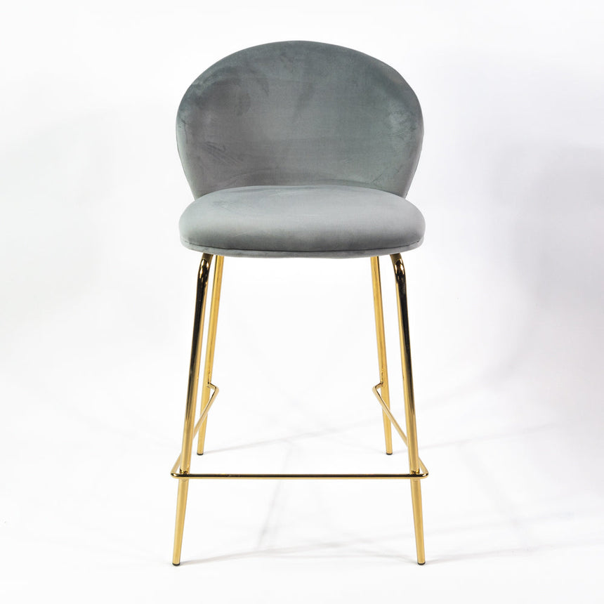 KL Lily kényelmes bárszék 65 cm szürke színben