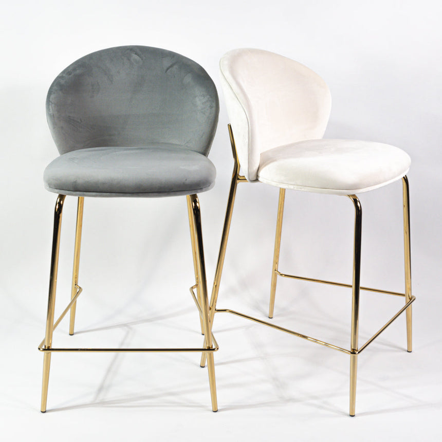 KL Lily kényelmes bárszék 65 cm szürke színben