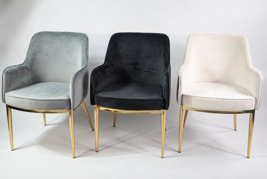 KL Nolan prémium étkezőszék szürke színben