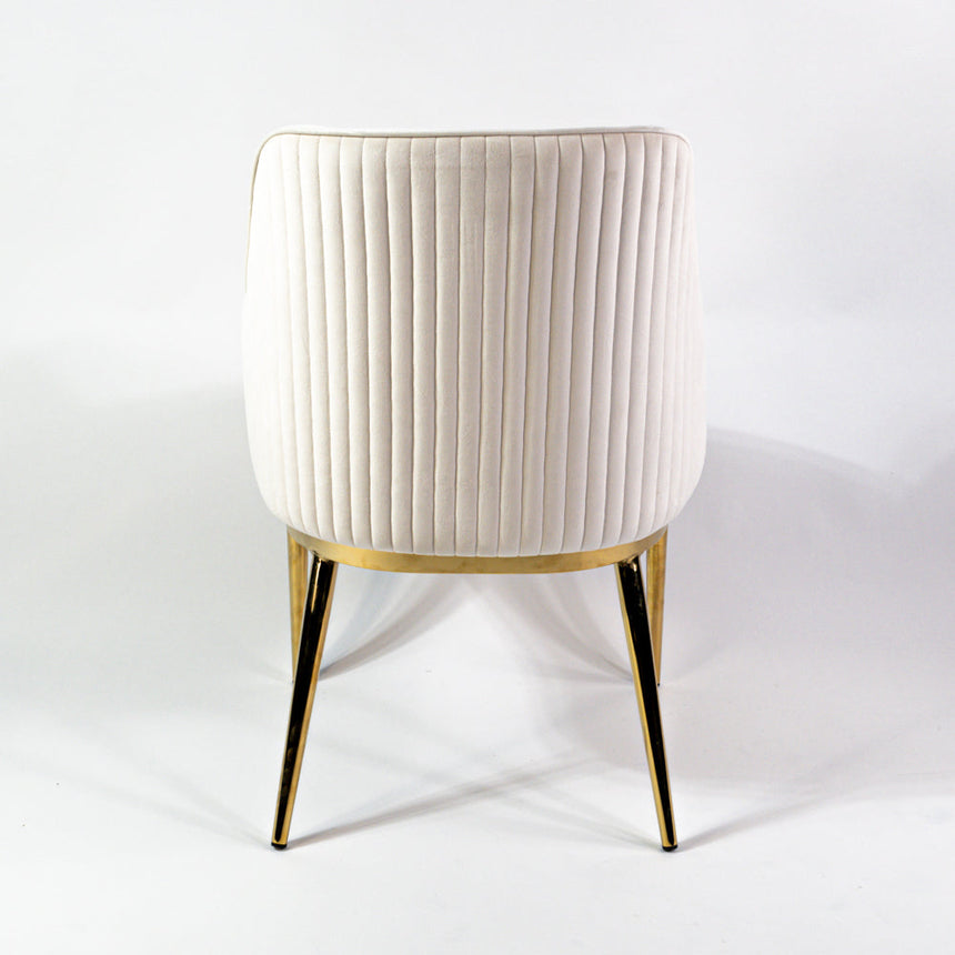 KL Nolan prémium étkezőszék krém színben