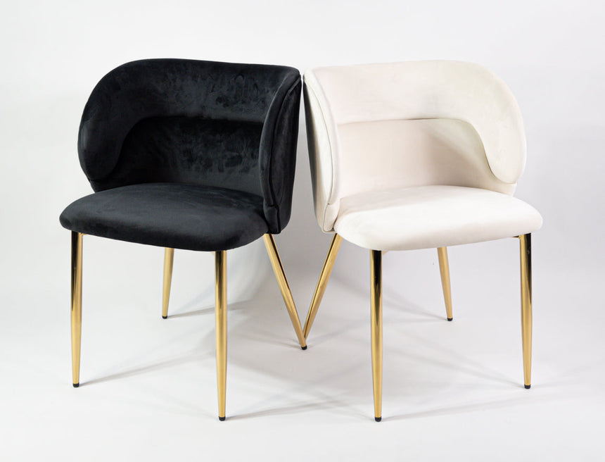 KL Violet erősített étkezőszék fekete színben