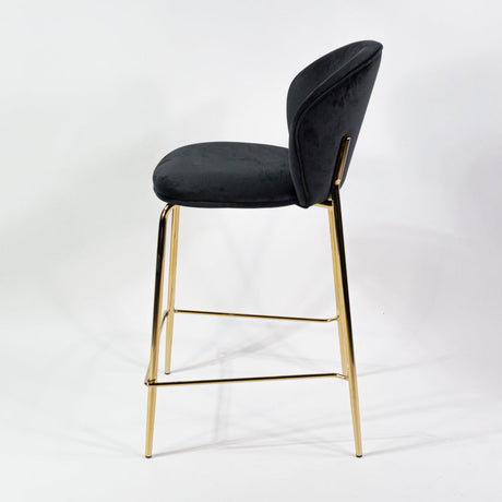 KL Lily kényelmes bárszék 65 cm fekete színben