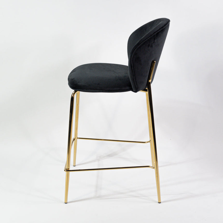 KL Lily kényelmes bárszék 65 cm fekete színben