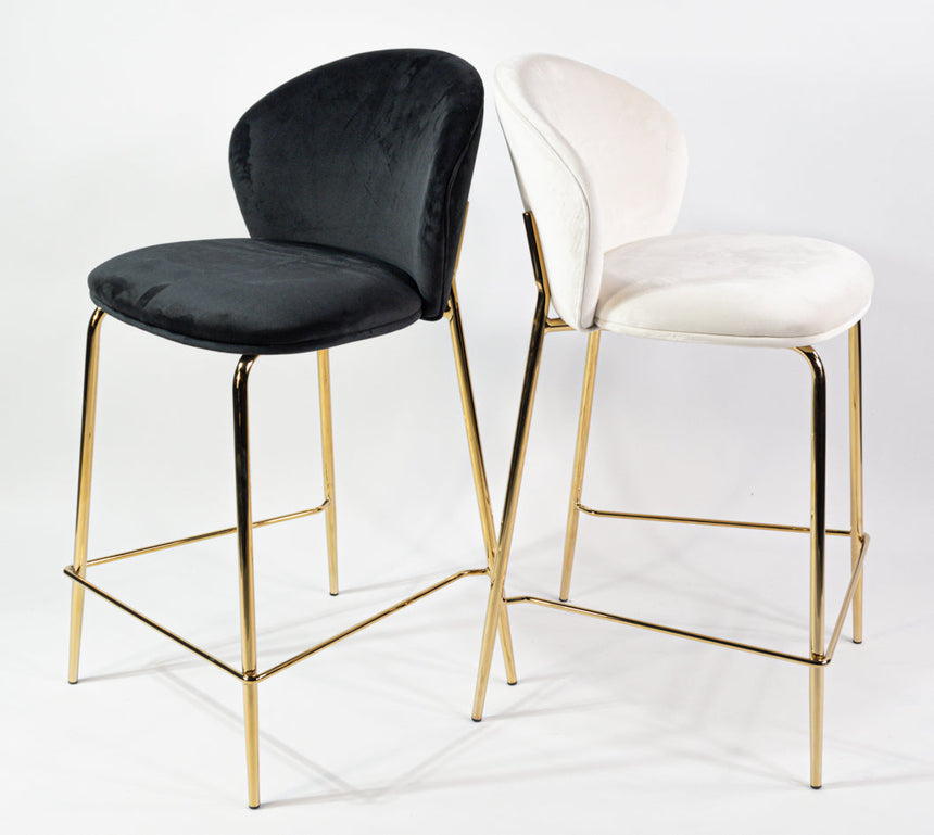 KL Lily kényelmes bárszék 65 cm fekete színben