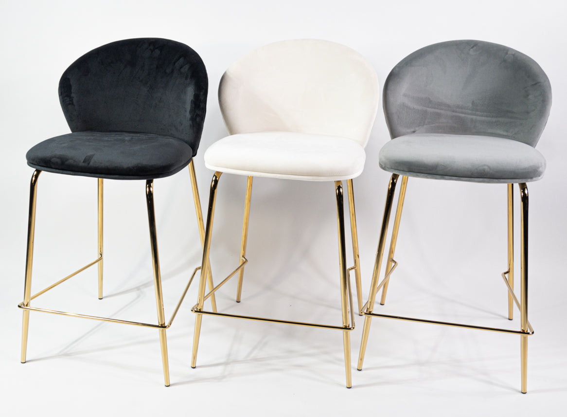 KL Lily kényelmes bárszék 65 cm fekete színben