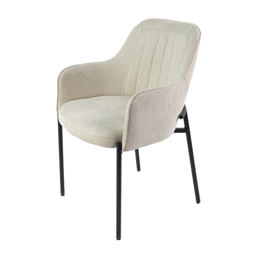 KL Porto prémium étkezőszék, bézs színben