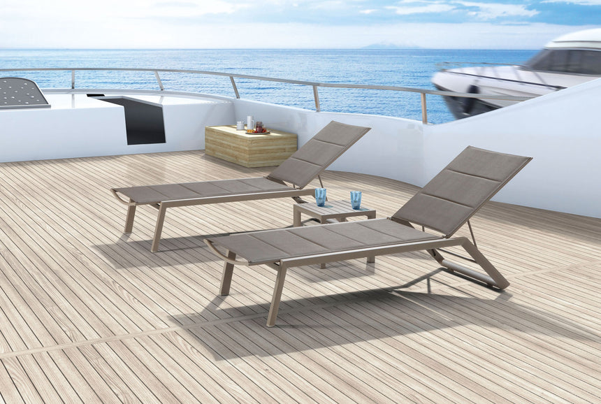 Grattoni 924 Lux napozóágy, taupe