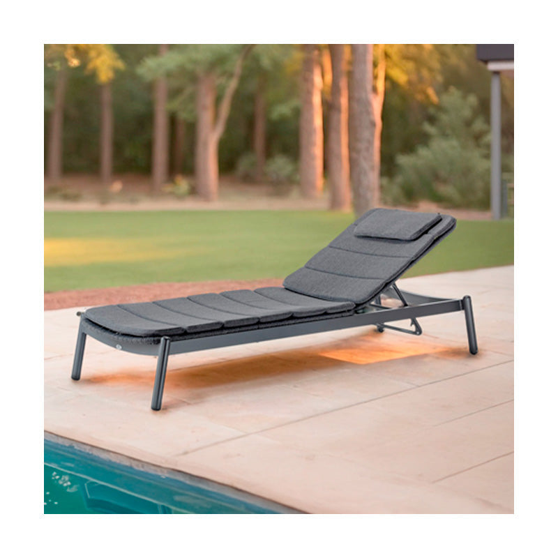 Grattoni Atol napozóágy, antracit