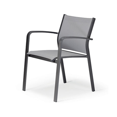 Grattoni Lipari 6 személyes kerti étkezőszett - antracit