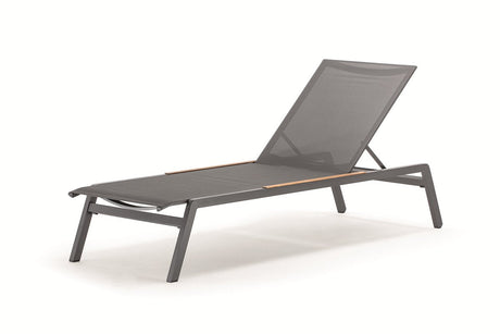 Grattoni Alpha napozóágy, antracit