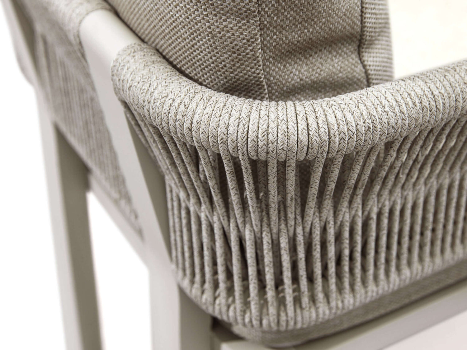 Higold Borromeo 4 személyes kerti étkezőszett taupe színben