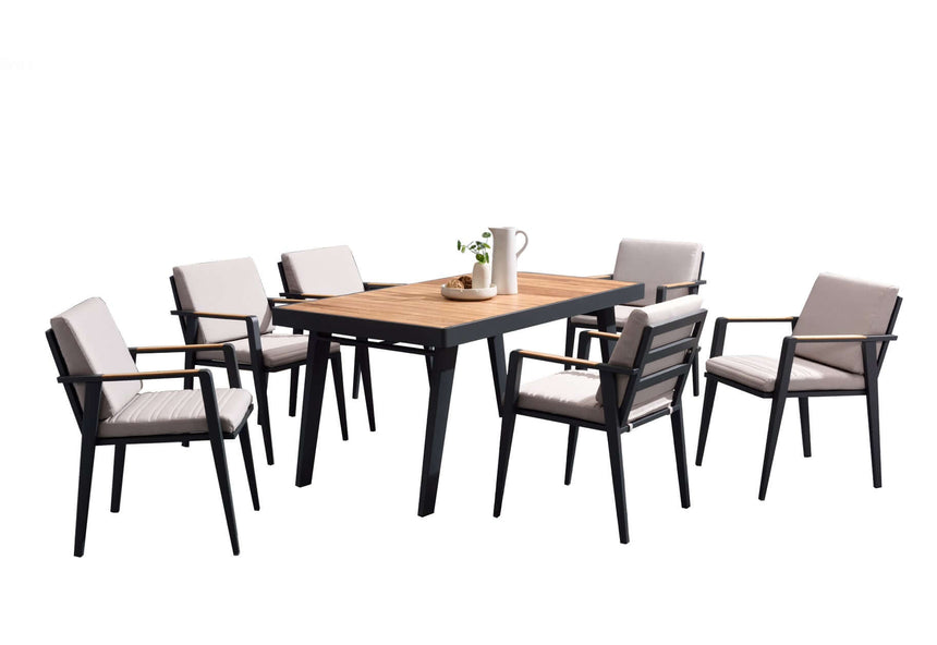 Higold Emoti – 6 személyes  kerti étkezőszett