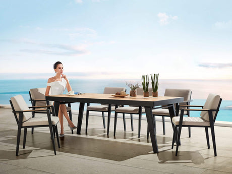 Higold Emoti – 6 személyes  kerti étkezőszett