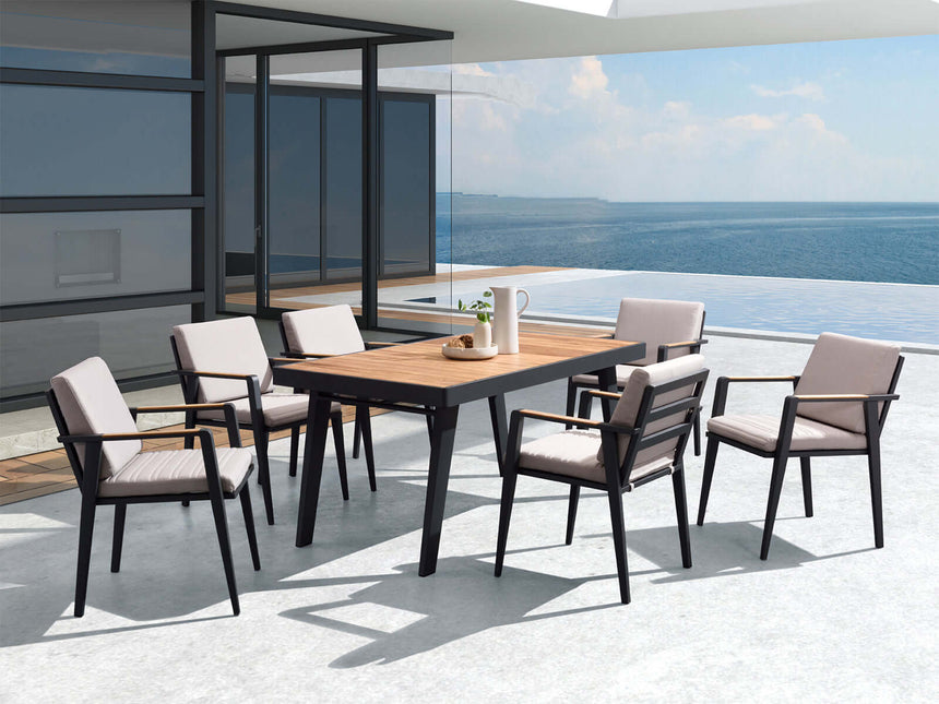 Higold Emoti – 6 személyes  kerti étkezőszett