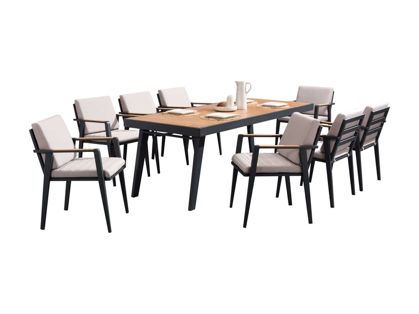 Higold Emoti – 8 személyes  kerti étkezőszett