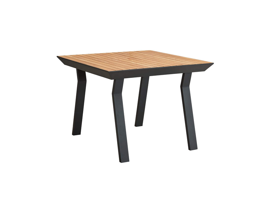 Higold New York 4 személyes kerti étkezőszett, fekete színben