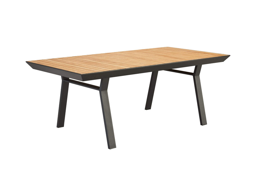 Higold New York 6 személyes kerti étkezőszett, fekete színben