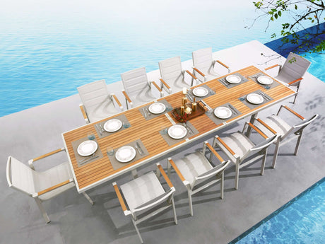 Higold Nofi - 10 személyes  kerti étkezőszett bézs színben