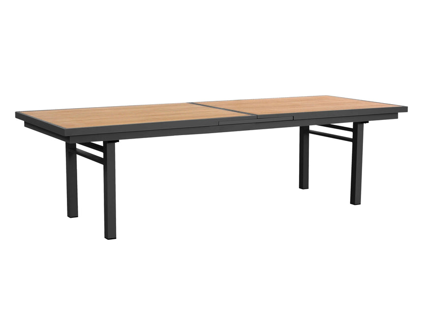 Higold Nofi - 10 személyes  kerti étkezőszett fekete színben