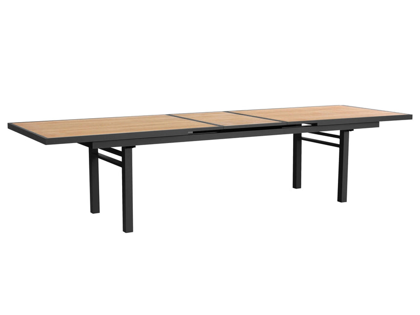 Higold Nofi - 10 személyes  kerti étkezőszett fekete színben