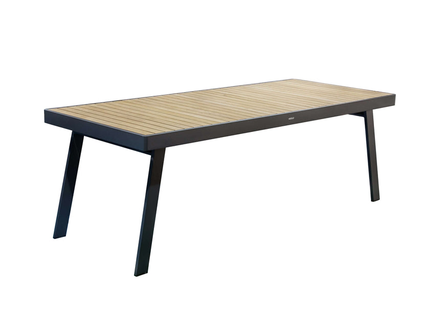 Higold Nofi - 8 személyes  kerti étkezőszett fekete színben