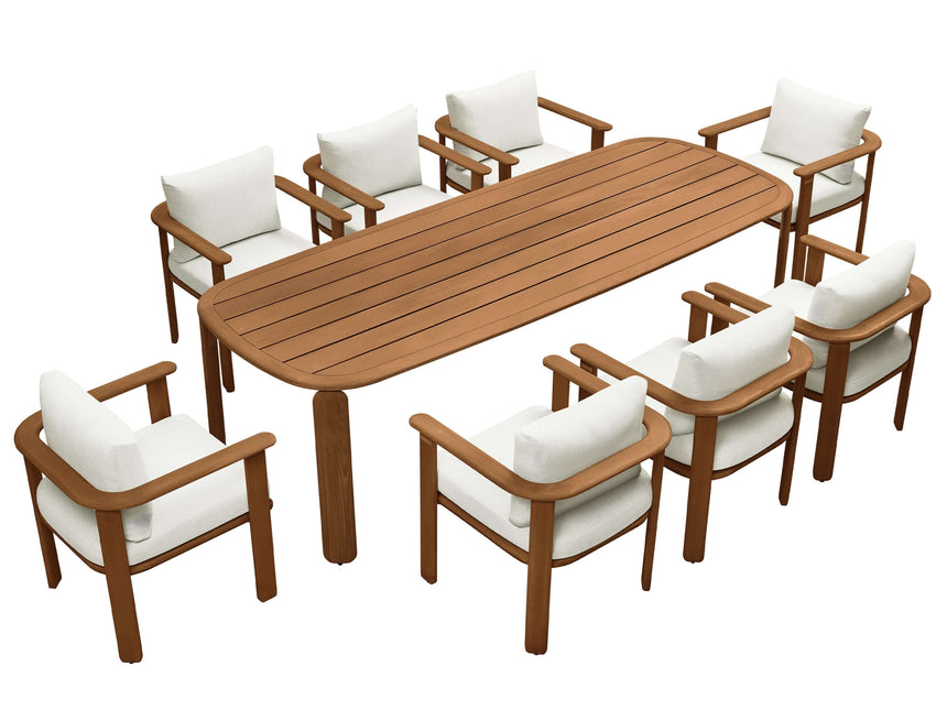 Higold Pallisad 8 személyes kerti étkezőszett