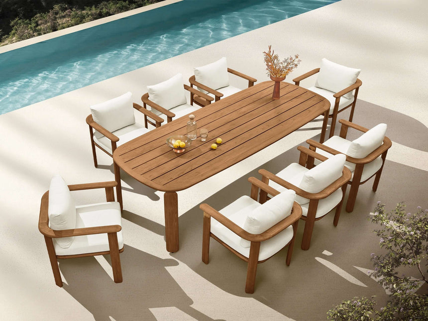 Higold Pallisad 8 személyes kerti étkezőszett